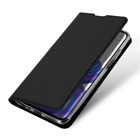 Dux Ducis Skin Pro Huawei P Smart (2021)/Y7A oldalra nyíló tok, fekete