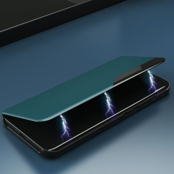 Eco Leather View Case Samsung Galaxy A72 5G/A72 4G oldalra nyíló tok lila