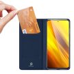 Dux Ducis Skin Pro Xiaomi Redmi 9T/Poco M3 oldalra nyíló tok, sötétkék