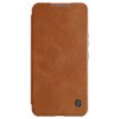 Nillkin Qin Qin bőr Pro Case Case tok Samsung Galaxy S22 Plus oldalra nyíló tok, barna