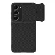 Nillkin Synthetic Fiber S Case ütésálló tok Samsung Galaxy S23 Plus, kamerafedéllel, fekete