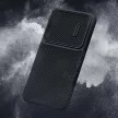 Nillkin Synthetic Fiber S Case ütésálló tok Samsung Galaxy S23 Plus, kamerafedéllel, fekete