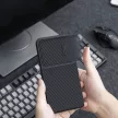 Nillkin Synthetic Fiber S Case ütésálló tok Samsung Galaxy S23 Plus, kamerafedéllel, fekete