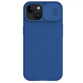   Nillkin CamShield Pro Magnetic iPhone 15 Plus with Camera Protector tok, kék