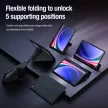Nillkin Bumper Leather Case Pro case Samsung Galaxy Tab S9+ tok, fekete