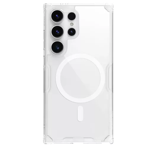 Nillkin Nature Pro Armor Case gyűrűvel Samsung Galaxy S24 Ultra, fehér