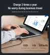 Nillkin Bumper Combo Keyboard Case iPad Pro 13 (2024) tok, háttérvilágításos változat, fekete