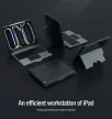 Nillkin Bumper Combo Keyboard Case iPad Pro 13 (2024) tok, háttérvilágításos változat, fekete
