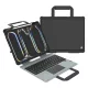 Nillkin Bumper GO Keyboard Case iPad Pro 13 (2024) tok, háttérvilágításos változat, fekete