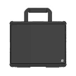 Nillkin Bumper GO Keyboard Case iPad Pro 13 (2024) tok, háttérvilágításos változat, fekete