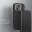 Nillkin Qin Book Classic iPhone 16 oldalra nyíló tok, fekete