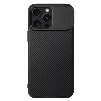   Nillkin CamShield Pro Magnetic Case iPhone 16 Pro Max - tok, fekete
