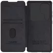 Nillkin Qin Pro Case Samsung Galaxy S25 Ultra Flip and Camera Cover tok, fekete