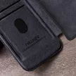 Nillkin Qin Pro Case Samsung Galaxy S25 Ultra Flip and Camera Cover tok, fekete
