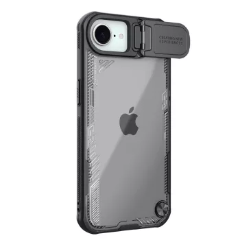   Nillkin Iceblade Prop Case Lens Cover and Stand iPhone 16e tok, fekete