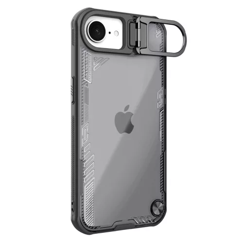 Nillkin Iceblade Prop Case Stand iPhone 16e tok, fekete