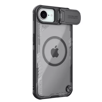   Nillkin Iceblade Prop Magnetic Case Lens Cover and Stand iPhone 16e tok, fekete
