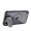 Nillkin Iceblade Prop Magnetic Case Lens Cover and Stand iPhone 16e tok, fekete