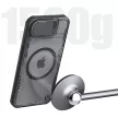 Nillkin Iceblade Prop Magnetic Case Lens Cover and Stand iPhone 16e tok, fekete