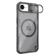Nillkin Iceblade Prop Magnetic Case Stand iPhone 16e tok, fekete