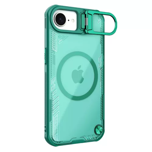 Nillkin Iceblade Prop Magnetic Case Stand iPhone 16e tok, zöld