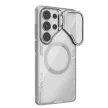 Nillkin Iceblade Prop Magnetic Case with Camera Cover and Stand MagSafe Samsung Galaxy S26 Ultra tok, átlátszó-szürke