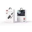 XO autós töltő CC56 PD 30W QC 1x USB 1x USB-C, fekete + USB - USB-C kábel