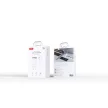 XO hálózati töltő CE19 QC 18W 1x USB, fehér + kábel microUSB