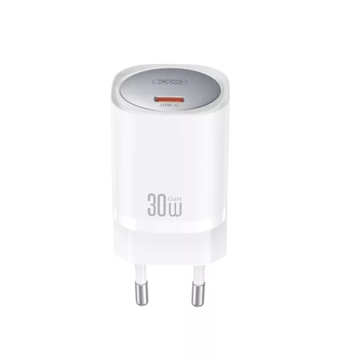 XO hálózati töltő CE20 PD 30W 1x USB-C, fehér