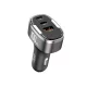 XO autós töltő CC61 PD QC 3.0 100W 1x USB 1x USB-C 1x Lightning , szürke