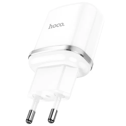 HOCO hálózati töltő USB A QC3.0 3A 18W N3, fehér