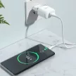 HOCO hálózati töltő USB A QC3.0 3A 18W N3, fehér