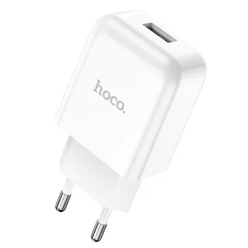 HOCO hálózati töltő USB A 2A N2, fehér
