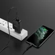 HOCO hálózati töltő USB A + kábel USB A to Lightning 2.1A N2, fekete