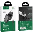 HOCO hálózati töltő USB A + kábel USB A to Lightning 2.1A N2, fekete