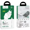 HOCO hálózati töltő USB A + kábel USB A to Lightning 2A N2, fehér