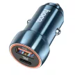 HOCO autós töltő USB A + Type C PD QC3.0 3A 20W Z46A sapphire , kék
