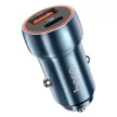 HOCO autós töltő USB A + Type C PD QC3.0 3A 20W Z46A sapphire , kék