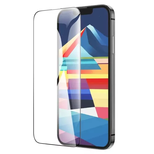 HOCO tempered glass HD Anti-static iPhone 12/12 Pro teljes kijelzős üvegfólia, fekete