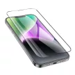HOCO tempered glass HD Anti-static iPhone 13/13 Pro/14/16e teljes kijelzős üvegfólia, fekete