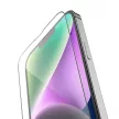 HOCO tempered glass HD Anti-static iPhone 13/13 Pro/14/16e teljes kijelzős üvegfólia, fekete