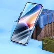 HOCO tempered glass HD Anti-static iPhone 13/13 Pro/14/16e teljes kijelzős üvegfólia, fekete