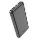 HOCO powerbank 10 000 mAh 2,1A J100, fekete