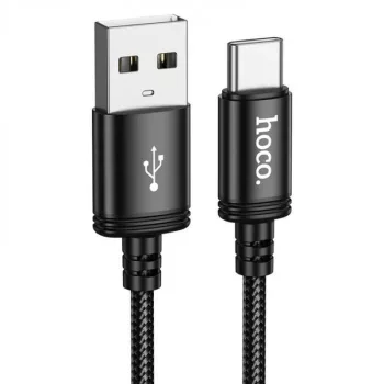 HOCO X91 USB-A - USB-C, 3A, 3m, kábel, fekete