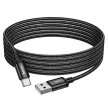 HOCO X91 USB-A - USB-C, 3A, 3m, kábel, fekete