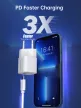 Choetech PD5007 USB-C PD 30W GaN hálózati töltő, fehér