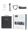 Choetech SC009-V2 solar foldable charger 100W USB-C / 2x USB-A PD QC, fekete