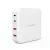 Choetech PD8008 100W GaN hálózati gyorstöltő 2x USB-A / 2x USB-C, fehér