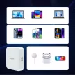 Choetech PD8008 100W GaN hálózati gyorstöltő 2x USB-A / 2x USB-C, fehér