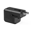 Choetech PD6038 USB-C USB-A PD 20W utazó hálózati töltő adapter USA EU UK AU, fekete